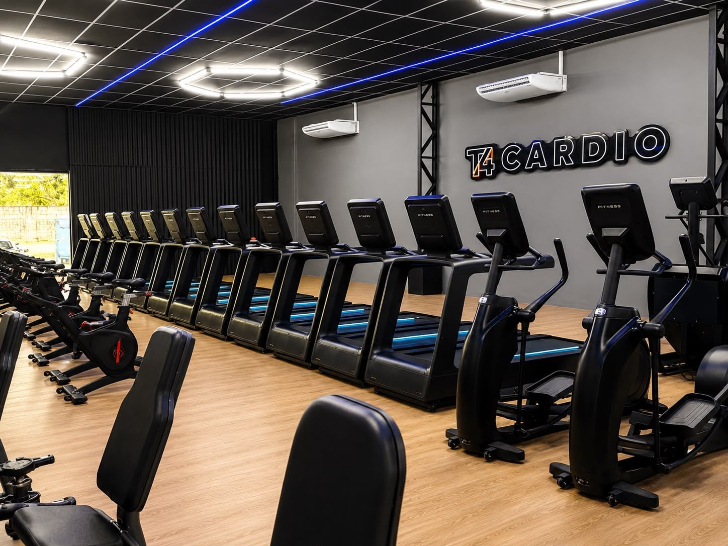 Área de cardio da unidade Potira